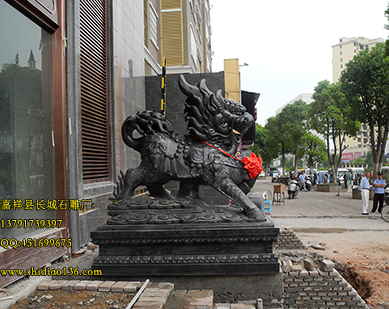 石雕麒麟石獅子造型工藝該怎么去創作
